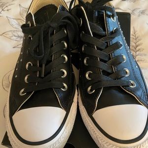 Leather studded Chucks